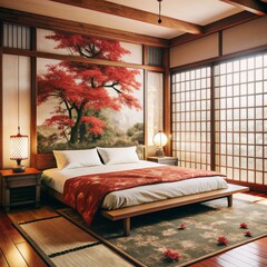 interior of a bedroom