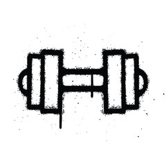 Graffiti spray weight isolated on white background © Setitikcartoon