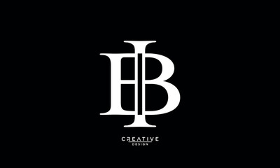 BI, IB, B, I, Abstract Letters Logo Monogram