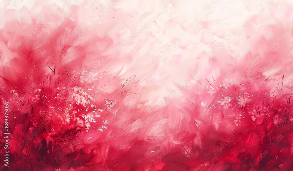 Poster decorative pattern in warm colors and oil imitative background for prints and backdrops. brush strok