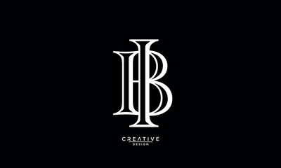 BI, IB, B, I, Abstract Letters Logo Monogram
