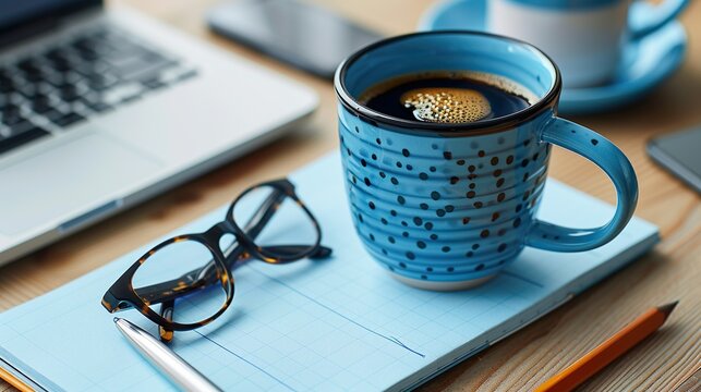 Maqueta de una nota en blanco con espacio para texto. 