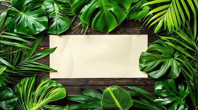 Maqueta de una nota en blanco con espacio para texto. 