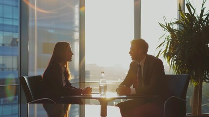 Financial accountant planner meeting business cousultation introduction