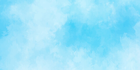 Blue sky with cloud .Beautiful blue sky with white clouds .bright cloud cover in the sun calm clear winter air background .gradient light white background.	