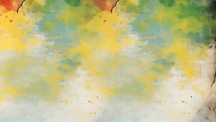 Digital sketch on soft colorful wall mix. 2d illustration vector. Texture creative backdrop matrix.