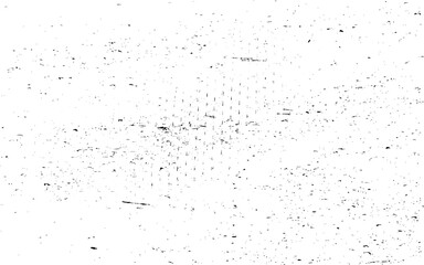 Abstract grunge scratches background vector with aged old rust usage of posters banners and designs. Dark grainy texture on white background. Grain noise particles.