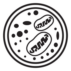 autophagosome line icon 