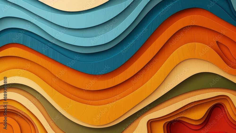 Poster abstract gradient wallpaper background header illustration created using generative ai.