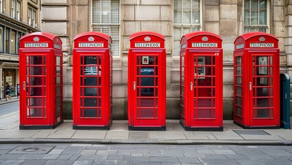 The red telephone box