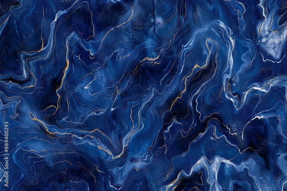 Poster a colorful marble pattern texture abstract background with dark blue marble patterns. can be used as