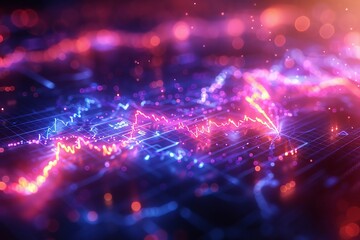 ECG machine printout flat minimal background bright studio lighting focusing on the detailed heart rate graph
