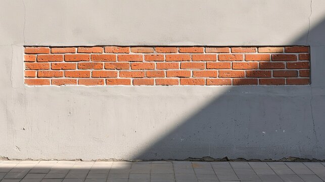 Red brick wall texture with rustic charm, perfect for depicting urban nostalgia and vintage architectural styles. Illustrater Image, Shiny, bright, beautiful , Minimalism,