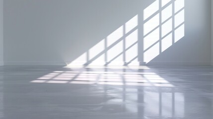 Obraz premium Smooth concrete floor texture with minimalist design, perfect for modern urban interiors and sleek architectural visuals. Illustrater Image, Shiny, bright, beautiful , Minimalism,