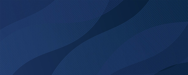 3D modern wave curve abstract presentation background. Luxury paper cut background. Abstract decoration, golden pattern, halftone gradients, 3d Vector illustration. Dark blue background