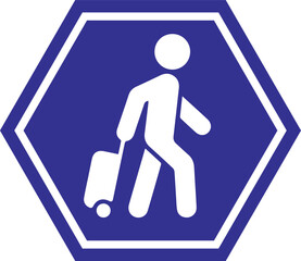 Walking Icon, Vector, EPS