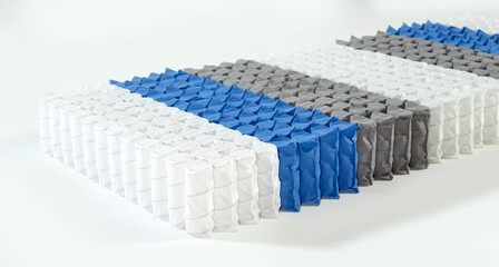Fototapeta premium Box spring mattress studio photo