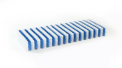 Box spring mattress studio photo