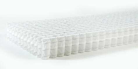 Box spring mattress studio photo