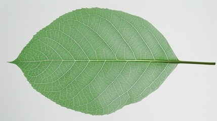 Obraz premium Intricate leaf veins texture with vibrant green hues, perfect for eco-friendly designs and nature-themed illustrations. Illustrater Image, Shiny, bright, beautiful , Minimalism,