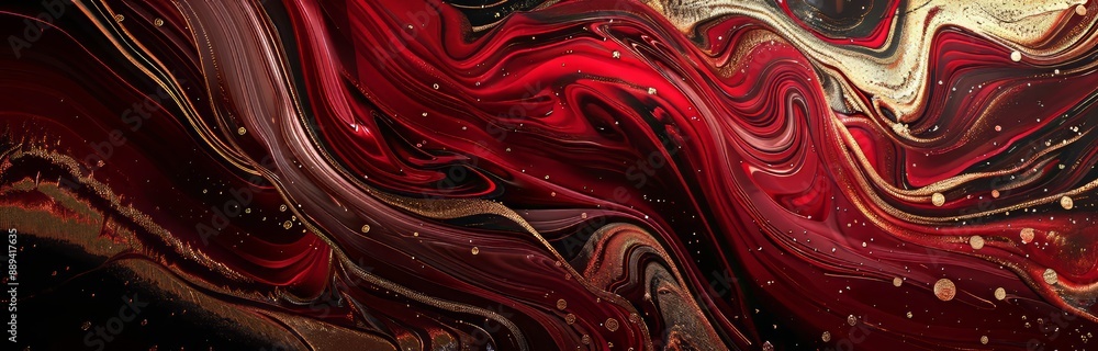 Poster the abstract red marble texture pattern stackable tiles can be used as a background or wallpaper.