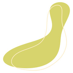 Abstract Colorful Blob Shapes Element