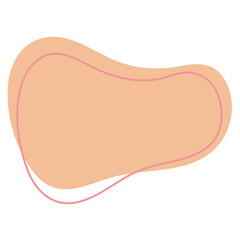Abstract Colorful Blob Shapes Element