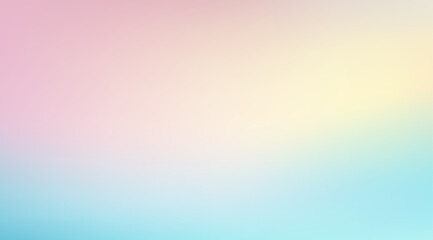 Blurred pastel gradient background with soft light blue and pink colors, vector illustration.