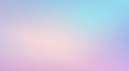 Blurred background with a pastel color gradient of pink, blue, purple, vector illustration.