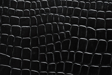 black leather texture, pattern, abstract background, macro photo