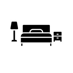 Bed icon template