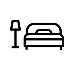 Bed icon template