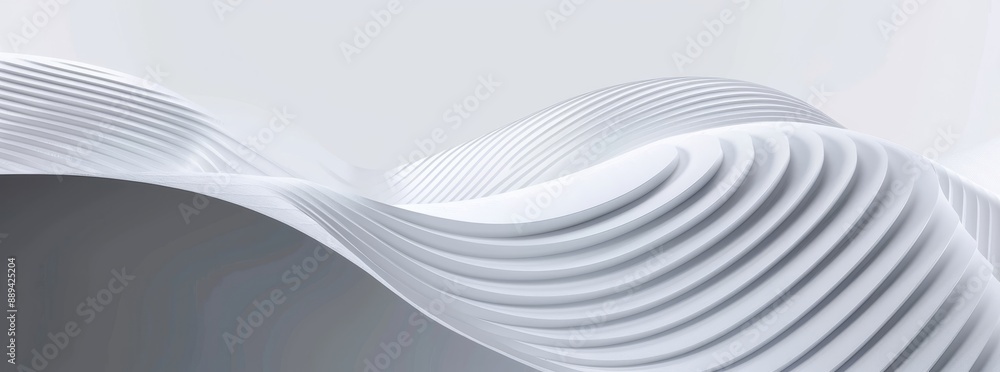 Poster an abstract shifted triangle pattern on a white background wallpaper banner with copy space