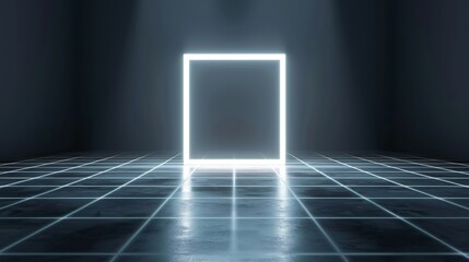 Grid layout with evenly spaced lines, perfect for organizing information and data visualization. Illustrater Image, Shiny, bright, beautiful , Minimalism,