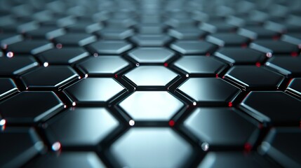 Fototapeta premium Grid pattern with intersecting lines forming hexagons, great for scientific and technological themes. Illustrater Image, Shiny, bright, beautiful , Minimalism,