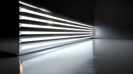Obraz premium Horizontal lines with blurred edges, suitable for creating depth and motion in digital art compositions. Illustrater Image, Shiny, bright, beautiful , Minimalism,