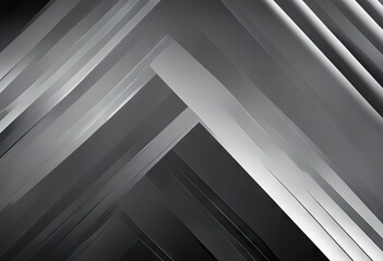 Obraz premium The gray and silver are light black with white the gradient is the Surface with templates metal texture soft lines tech gradient abstract diagonal background silver black sleek with gray and white