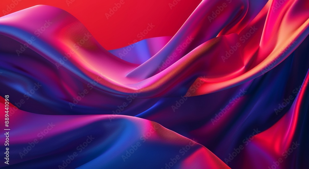 Poster web development background with smooth gradient, created by stock