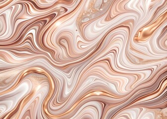Abstract Marble Texture, orange, and Gold Colors - Luxurious Background Design Element