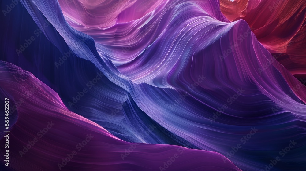Poster this is a 3d render that displays elegant, undulating forms with a modern pink and yellow background