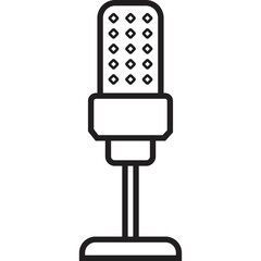 Podcast Microphone Icon
