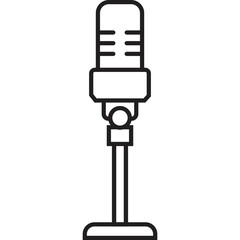 Podcast Microphone Icon
