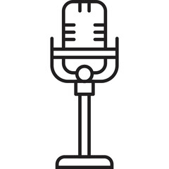 Podcast Microphone Icon
