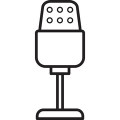 Podcast Microphone Icon
