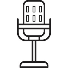 Podcast Microphone Icon
