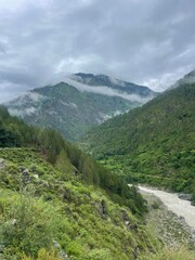 River Flow in Mountains