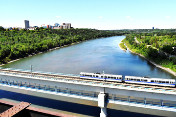 Edmonton LRT Bridge © Violet