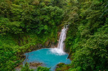 Fototapeta premium Rio Celeste Wasserfall