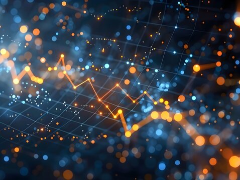 Scatter Plot Visualizing the Relationship Between Economic Growth and Unemployment Rates