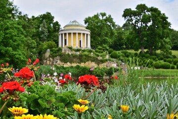 Blumen im Esterhazy Schlosspark, Eisenstadt, &Ouml;sterreich